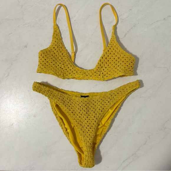 Triangl Swimwear Yellow Bikini Set - Picture 3 of 10